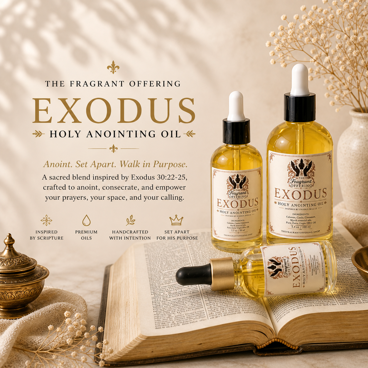 Exodus Holy Anointing Oil