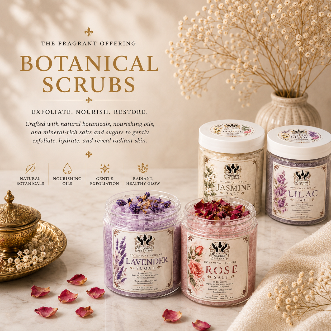 TFO Botanical Scrubs