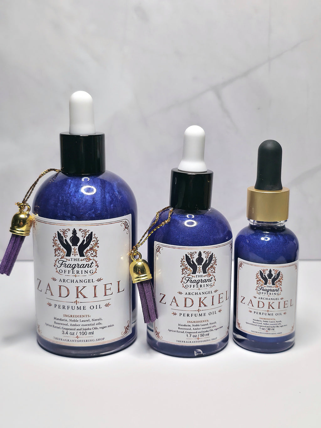 Archangel Zadkiel - Scented Prayer Oil