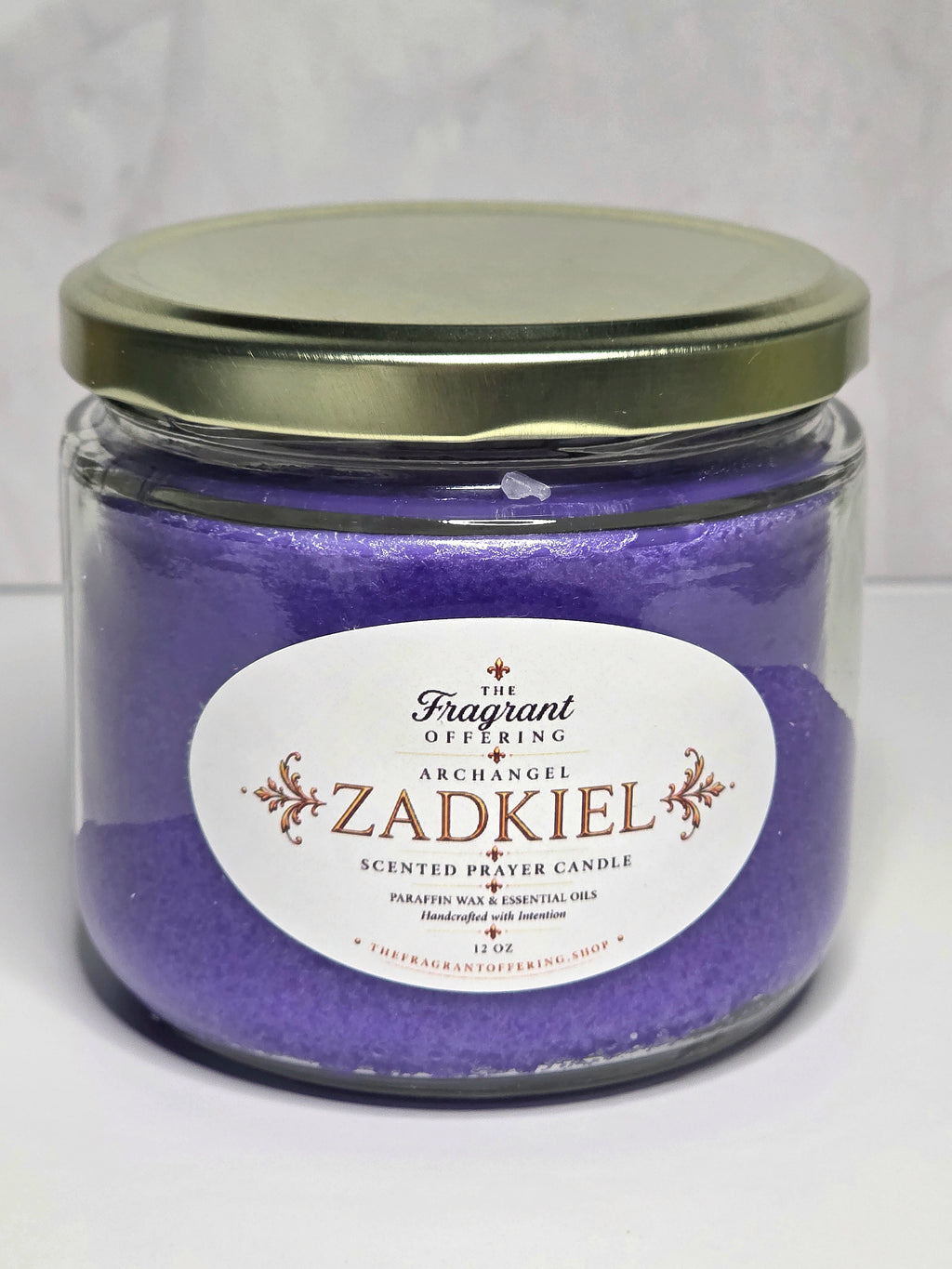 Archangel Zadkiel - Mercy and Transformation Candle