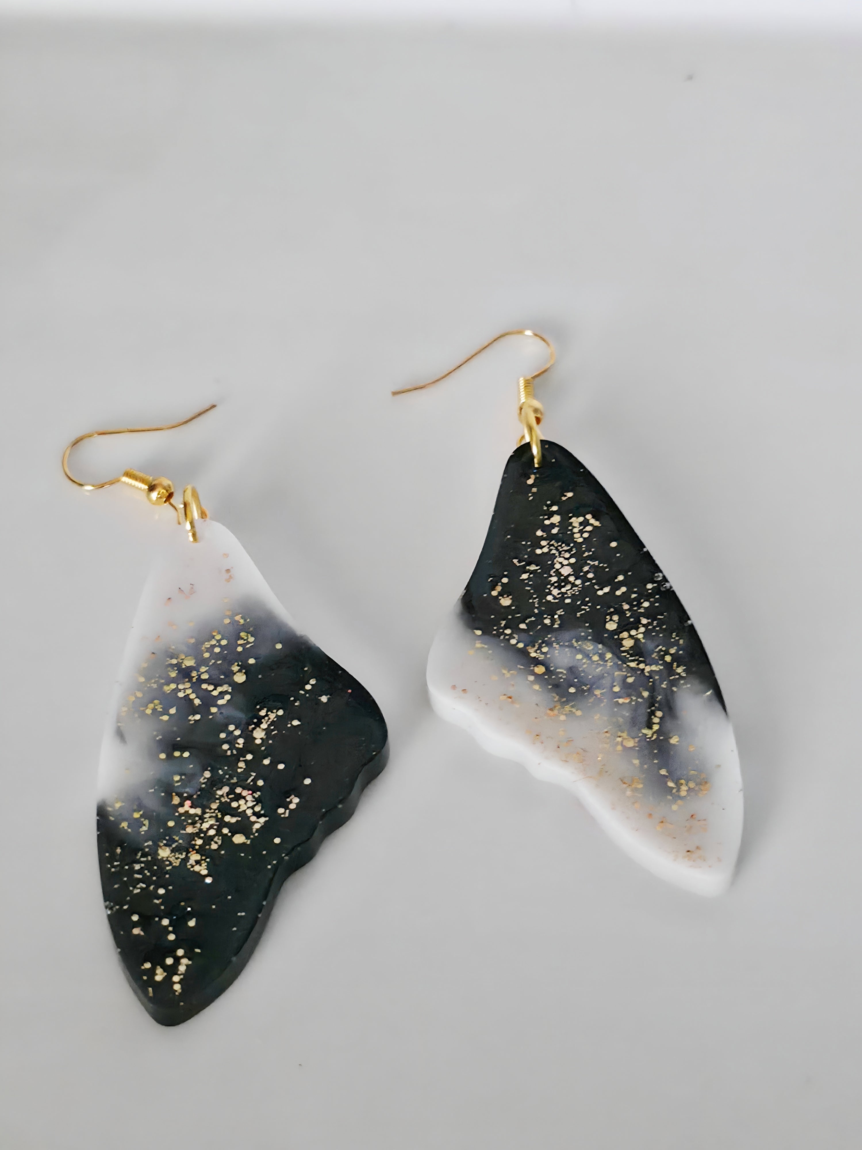 Metamorphosis Resin Butterfly Wing Earrings