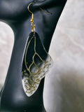 Metamorphosis Resin Butterfly Wing Earrings