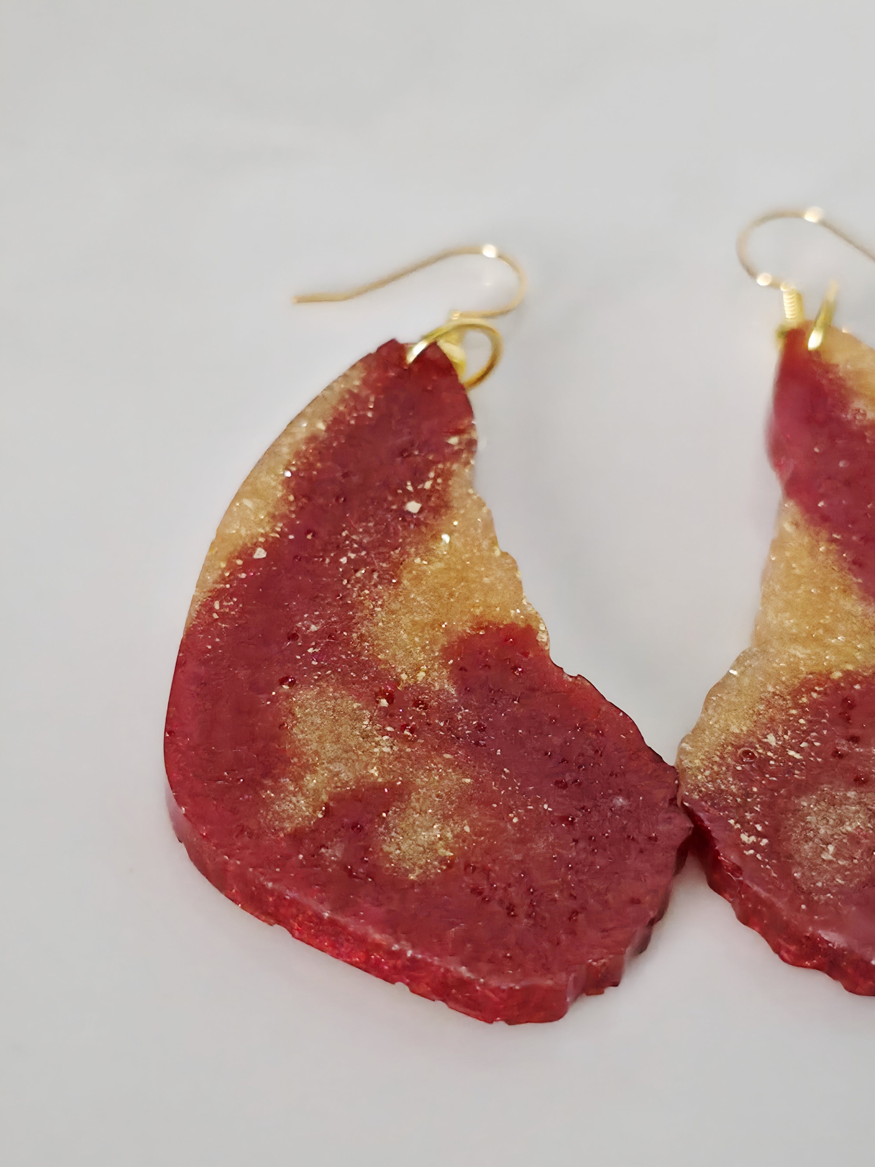 Refined in Fire Butterfly Wing Earrings