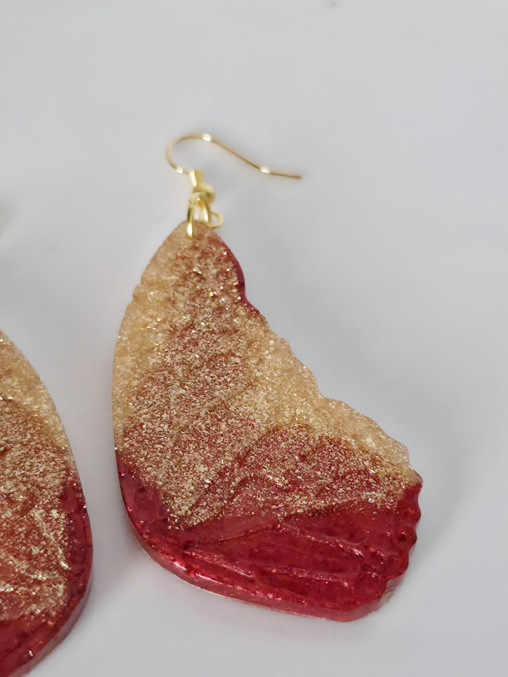 Refined in Fire Butterfly Wing Earrings