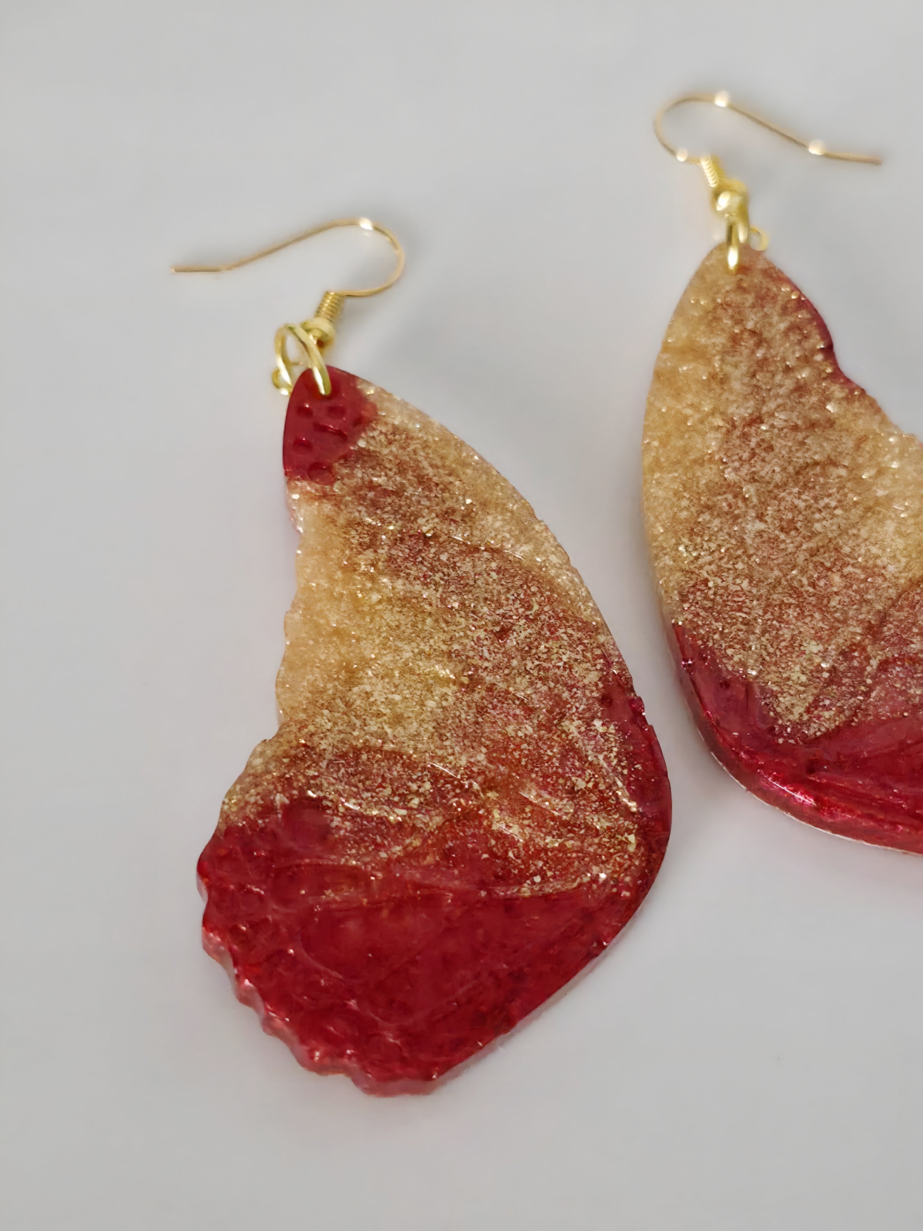 Refined in Fire Butterfly Wing Earrings