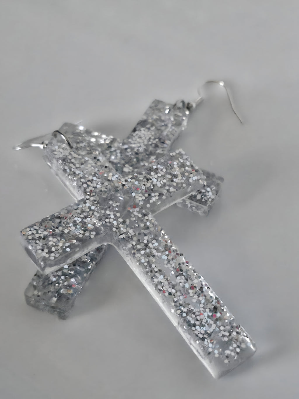 Radiant Redemption Cross Earrings