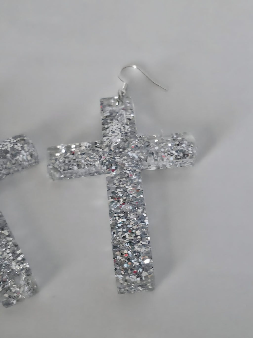 Radiant Redemption Cross Earrings
